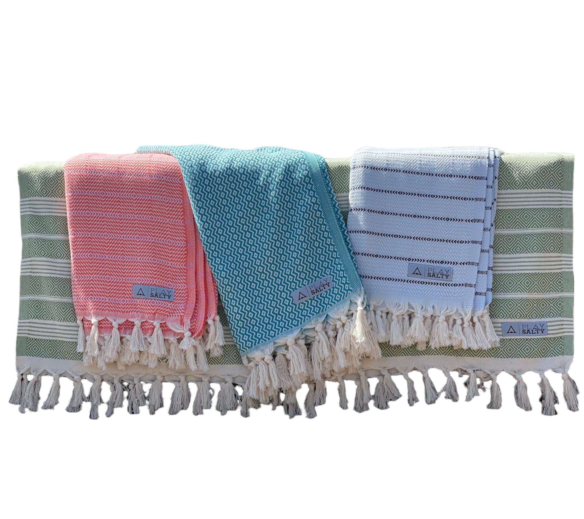 100% OEKO-TEX Certified Turkish Beach Towel Peshtemal, Soft