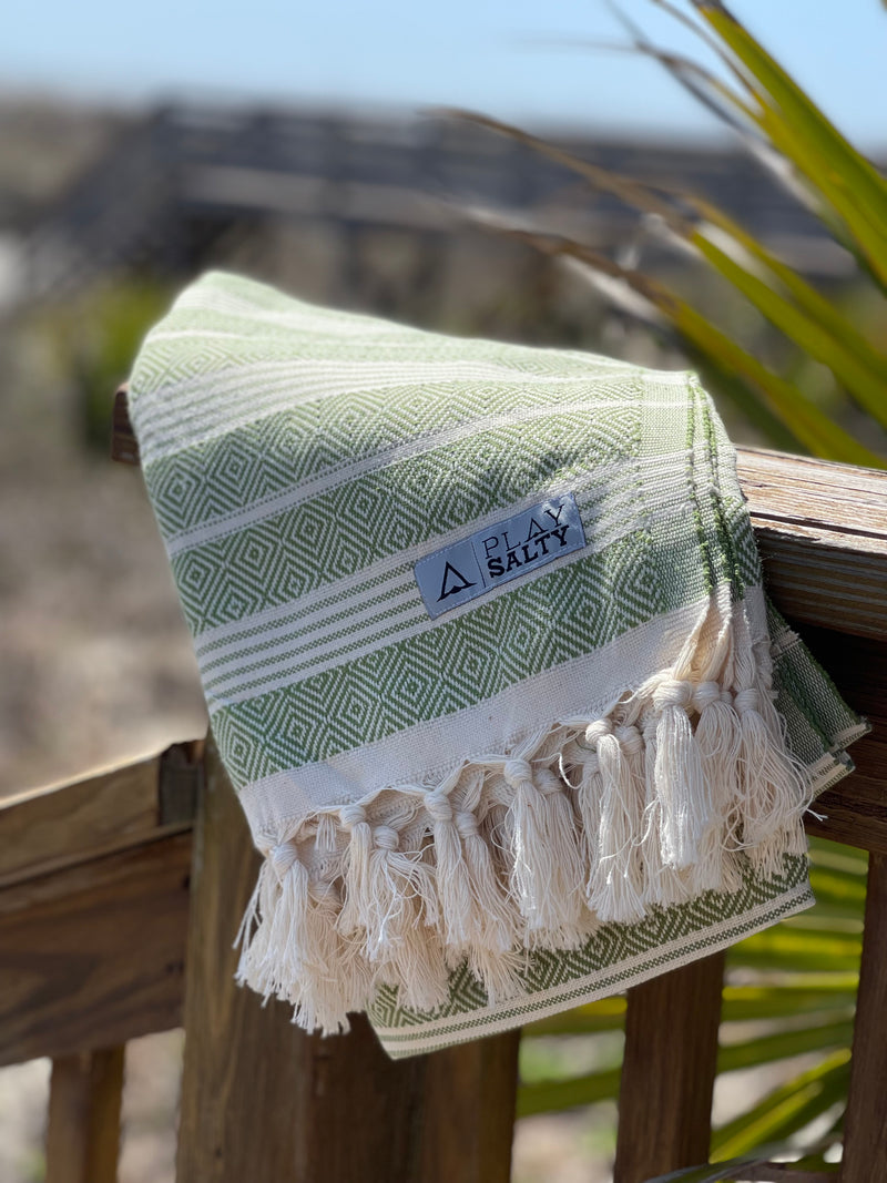 Sand Cloud Turkish Beach Towel - Sand Free - 100% Organic Turkish Cotton  Yarn - Quick Dry Towel for Beach, Picnic, Blanket or Bath Towel - As Seen  on